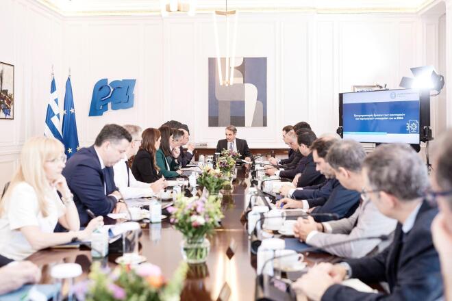 Ο Κ. Μητσοτάκης στη συνεδρίαση του ΚΥΣΟΙΠ  