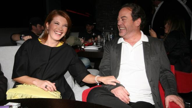 Η Σοφία Αλιμπέρτη και ο Γιάννης Πάριος σε έξοδό τους το 2008 / Φωτογραφία: NDP