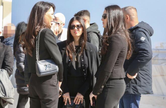 Η Εύη Βατίδου με την κόρη της, Μάιρα / NDP Photo Agency