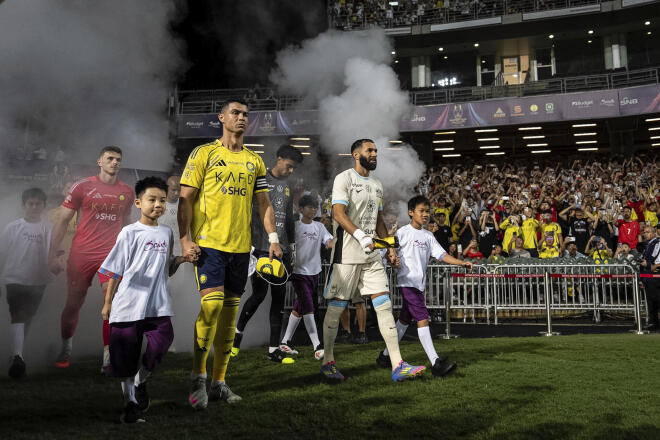  O Karim Benzema και ο Cristiano Ronaldo στο γήπεδο με τα παιδιά τους