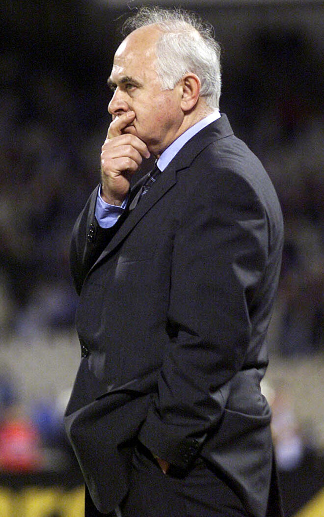 O Bασίλης Δανιήλ ήταν πρώην προπονητής του ΠΑΟ/ φωτογραφία από eurokinissi.gr