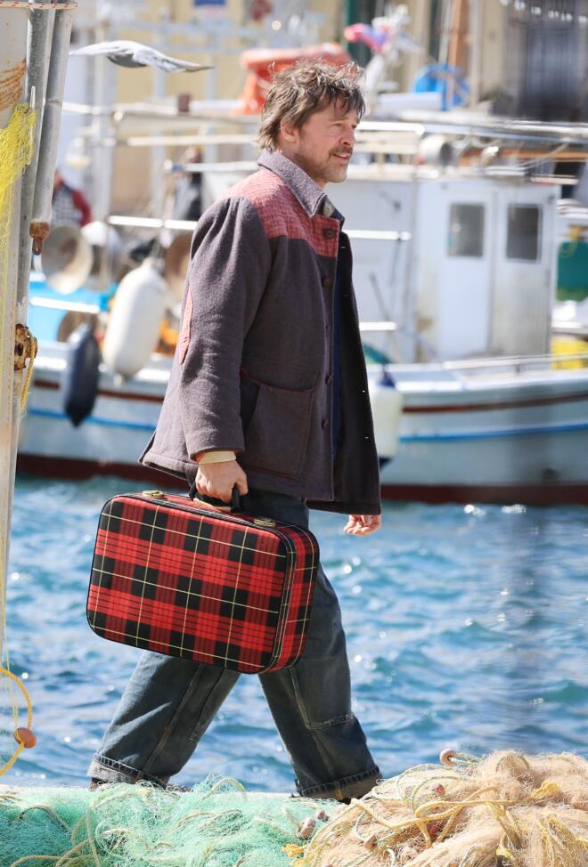 Ο Brad Pitt στην Ύδρα / NDP Photo Agency - Νίκος Ζότος