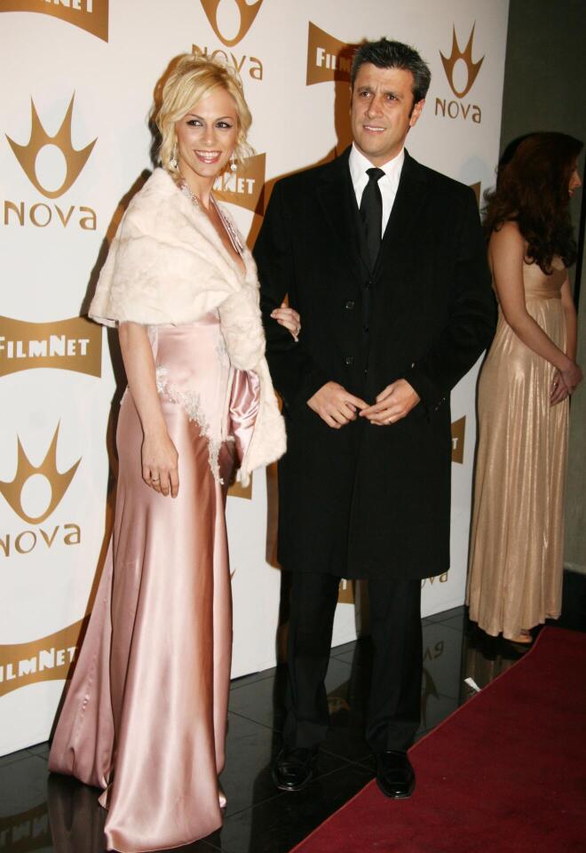 Η Ντορέττα Παπαδημητρίου το 2007 με τον πρώην σύζυγό της, Κώστα Πηλαδάκη 