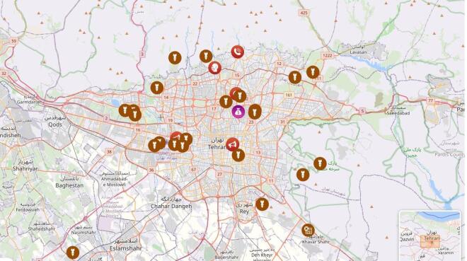 Τα πλήγματα στην Τεχεράνη το πρωί του Σαββάτου 7/3/2026  
