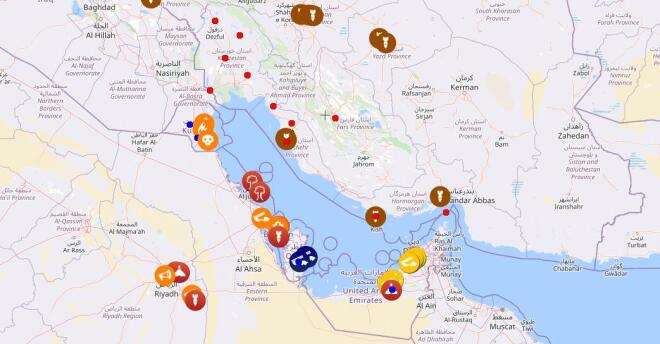 Οι επιθέσεις του Ιράν σε χώρες του Κόλπου  