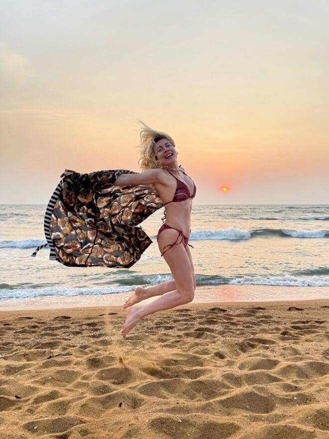 Σμαράγδα Καρύδη: Ευτυχισμένη στον Ινδικό Ωκεανό