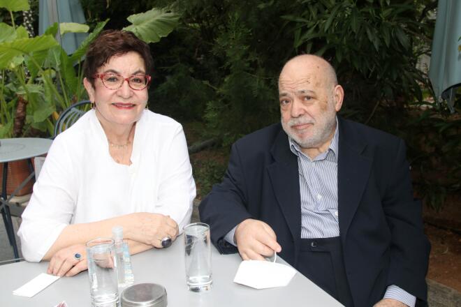Χρήστος Βαλαβανίδης με τη σύζυγό του, Ασπασία Κράλλη, το 2021/ NDP