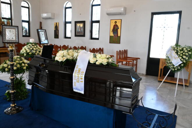 Κηδεία Γιώργου Μαρίνου/ Eurokinissi