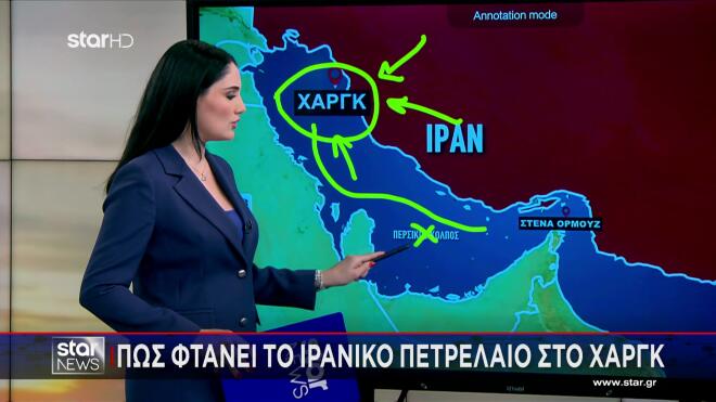 Η διαδρομή του πετρελαίου από το νησί Χαργκ στις χώρες προορισμού