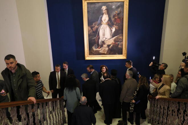 «Η Ελλάδα στα ερείπια του Μεσολογγίου» Ντελακρουά 4