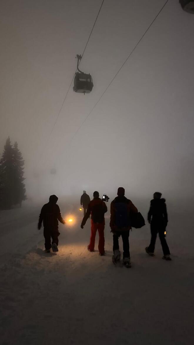 Η εξόρμηση με φίλους στα χιόνια