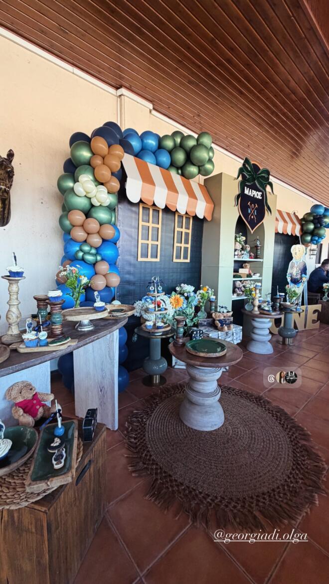 Ανθή Βούλγαρη: Το πάρτι για τα πρώτα γενέθλια του γιου της!