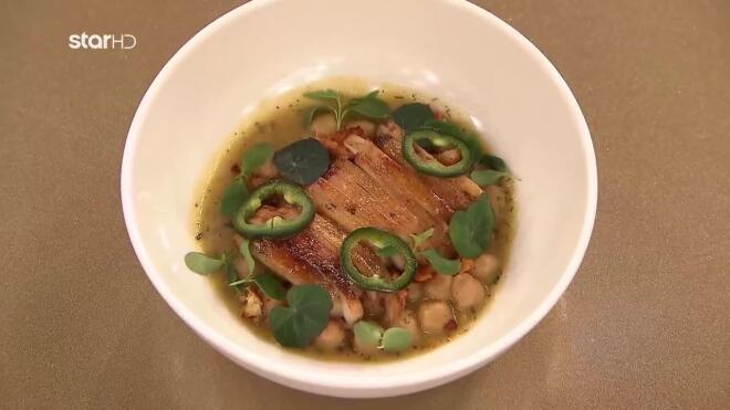 ρεβιθαδα με σουπια