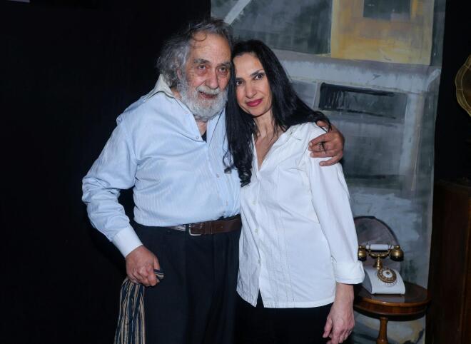 Η Κερασία Σαμαρά με τον Κώστα Αρζόγλου