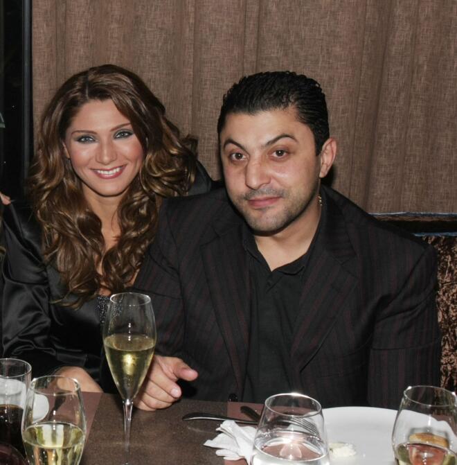 Αγγελική Ηλιάδη με τον Μπάμπη Λαζαρίδη, το 2007/ NDP 