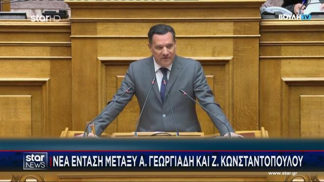 Ο Αδ. Γεωργιάδης στην απάντηση στη Ζ. Κωνσταντοπούλου 