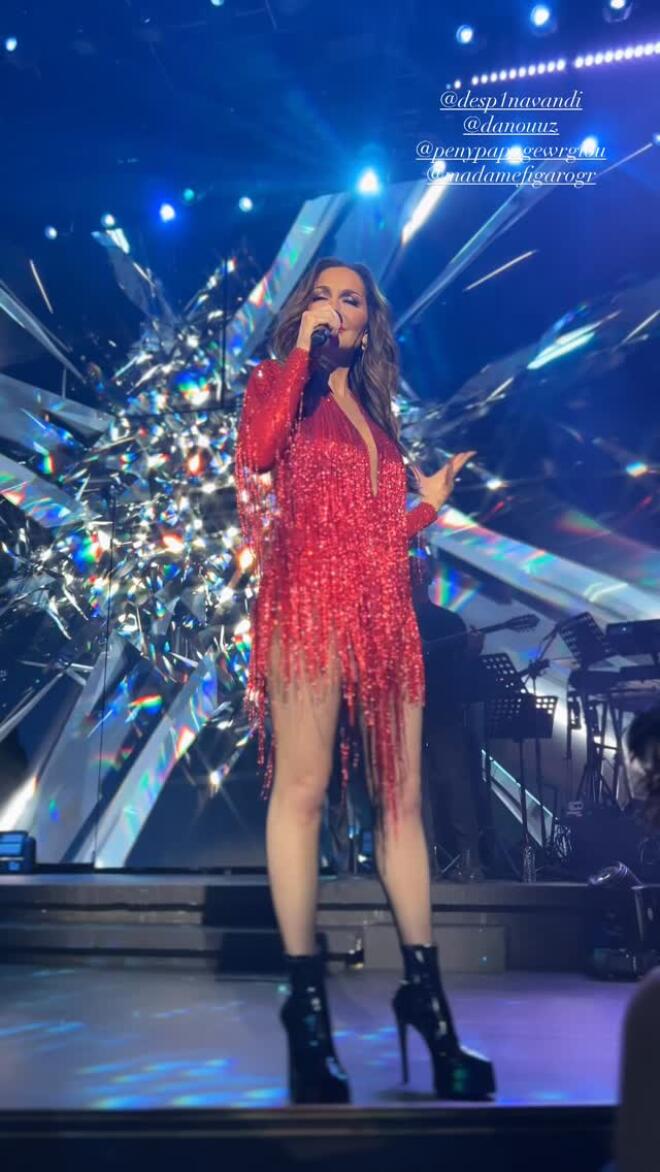 Η Δέσποινα Βανδή τραγούδησε στη βραδιά των βραβείνω Beauty Stars/ instagram