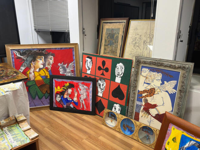 Τσαγκαράκης: Κατασχέθηκαν 300 πίνακες αλλά μόνο οι 7 είναι γνήσιοι