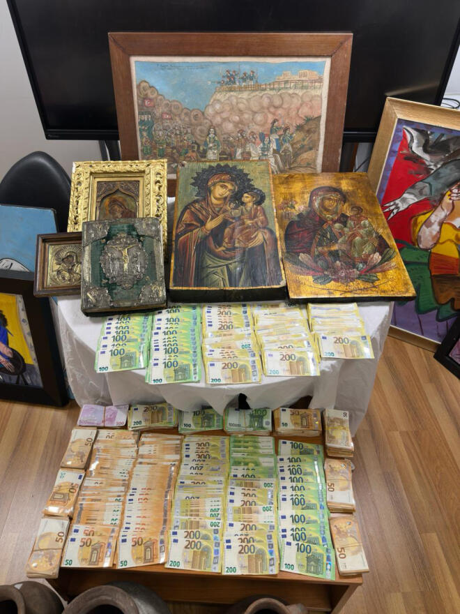 Τσαγκαράκης: Κατασχέθηκαν 300 πίνακες αλλά μόνο οι 7 είναι γνήσιοι