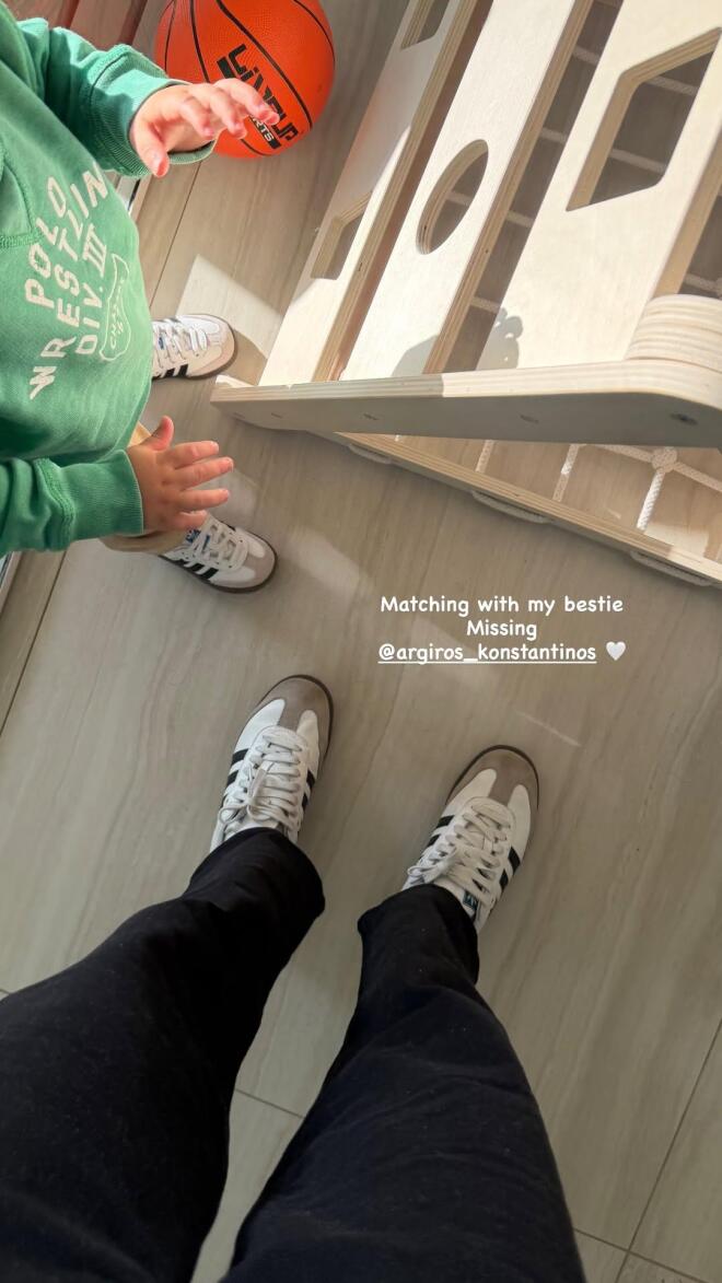 Αλεξάνδρα Νίκα: Τα matchy matchy sneakers με τον γιο της, Βασίλη