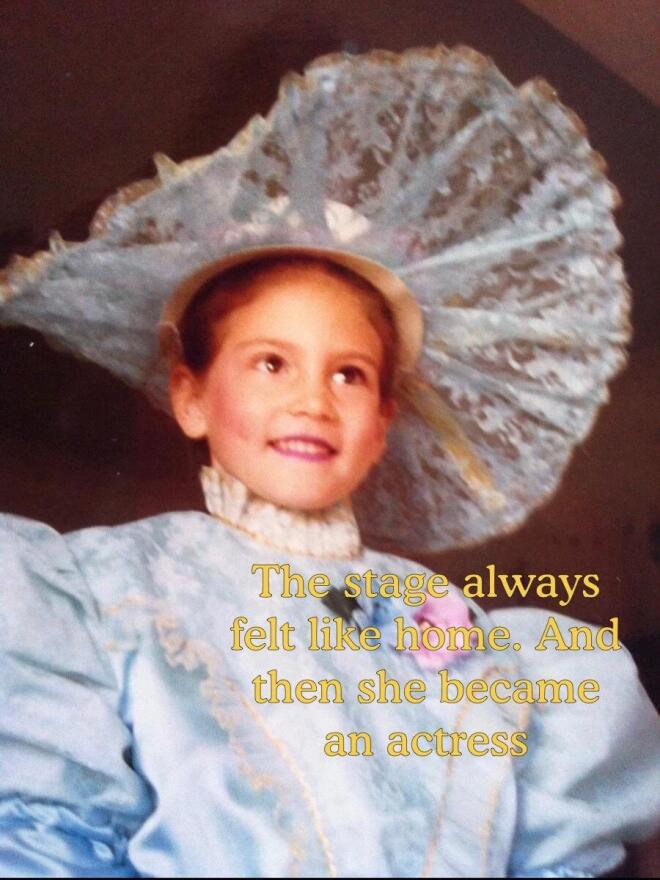 Η Αθηνά Οικονομάκου σε νεαρή ηλικία