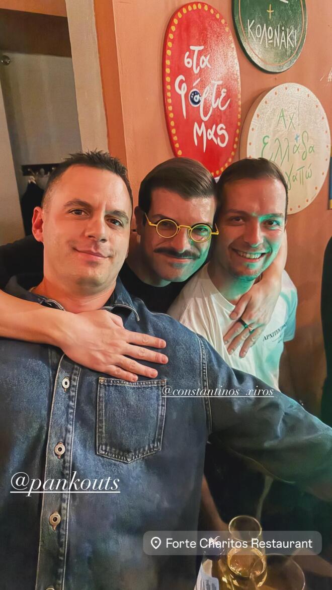 Φίλιππος Τσαγκρίδης: Η φωτογραφία που πόσταρε με τον Παναγιώτη Κουτσουμπή