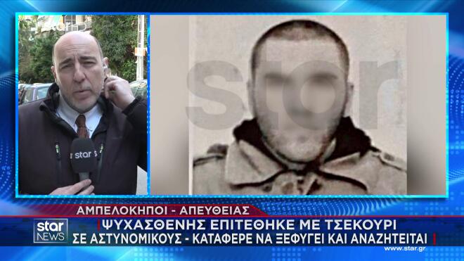 Γιος γνωστής δημοσιογράφου ο 35χρονος που τραυμάτισε αστυνομικό με τσεκούρι