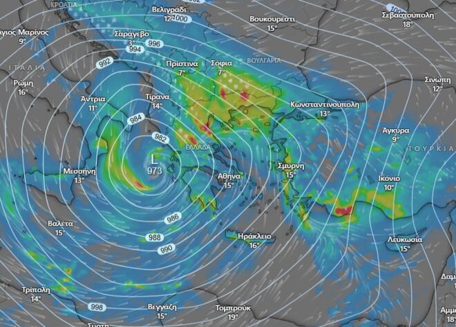 μετεωρολογική βόμβα