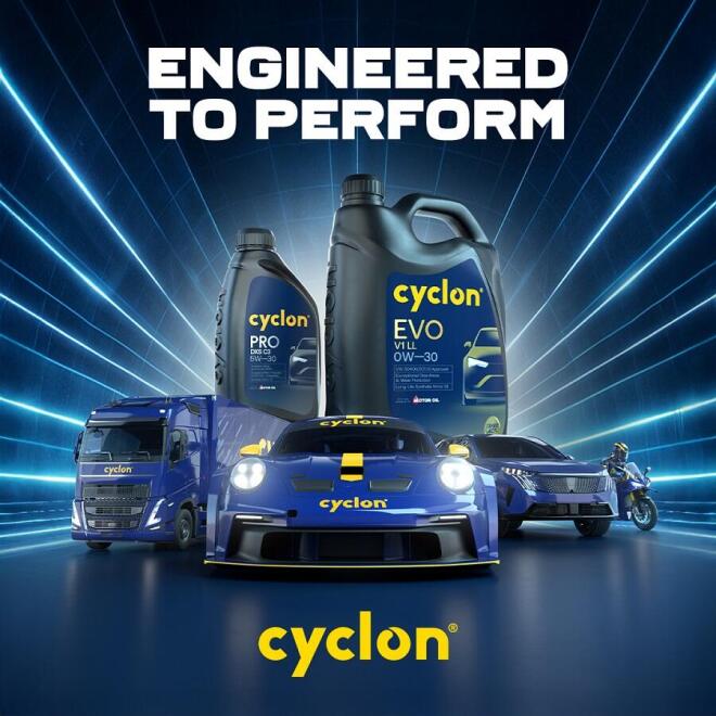 Cyclon: Παρουσιάζει νέα εταιρική ταυτότητα και ανανεωμένη σειρά λιπαντικών