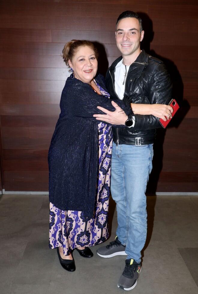 Η Χριστίνα Τσάφου με τον γιο της, Χρήστο Ζαχαριάδη/ NDP ΑΝΔΡΕΑΣ ΝΙΚΟΛΑΡΕΑΣ