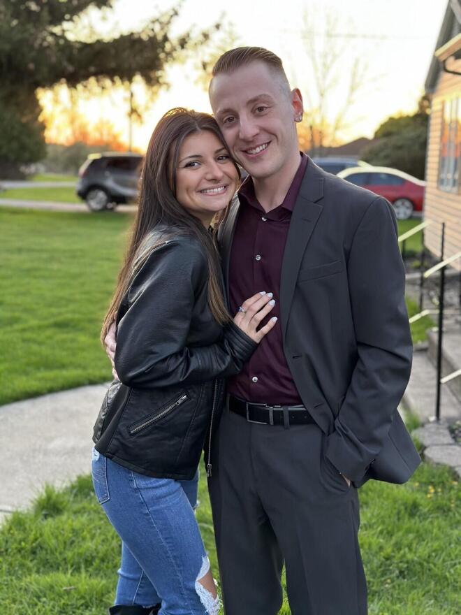 Η Μαριάνα με το σύντροφό της, Σέιν / Φωτογραφία: profimedia.gr