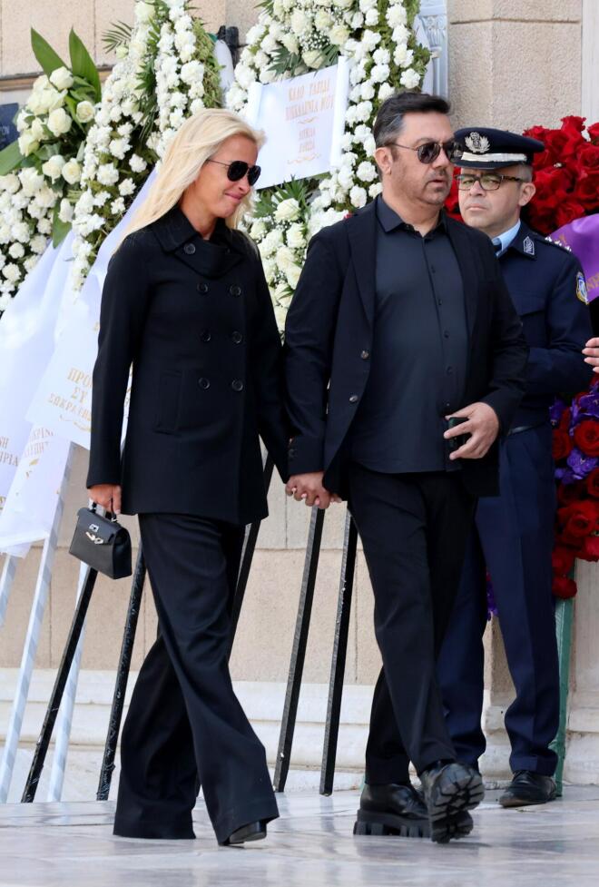 Ο Γιώργος Θεοφάνους με τη σύζυγό του, Βίλλυ