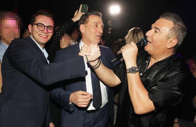 Η χειραψία του Αντώνη Ρέμου με τον Παναγιώτη Δημητρακόπουλο / NDP Photo Agency - Νίκος Δρούκας