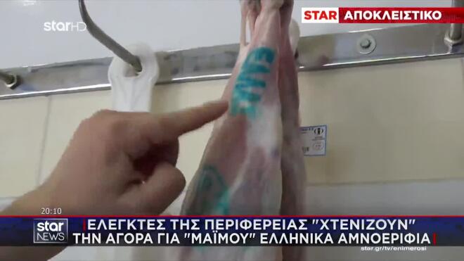 Μέσα στα ψυγεία και τους καταψύκτες, οι αστυκτηνίατροι κοιτούν για την ποιότητα αλλά και την προέλευση του πασχαλινού οβελία. 