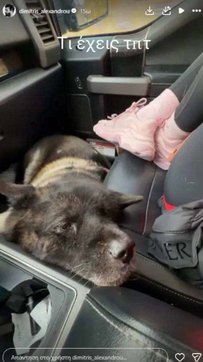 Δημήτρης Αλεξάνδρου: Στην Αράχωβα με τη Ρία Ελληνίδου και τον γιο του