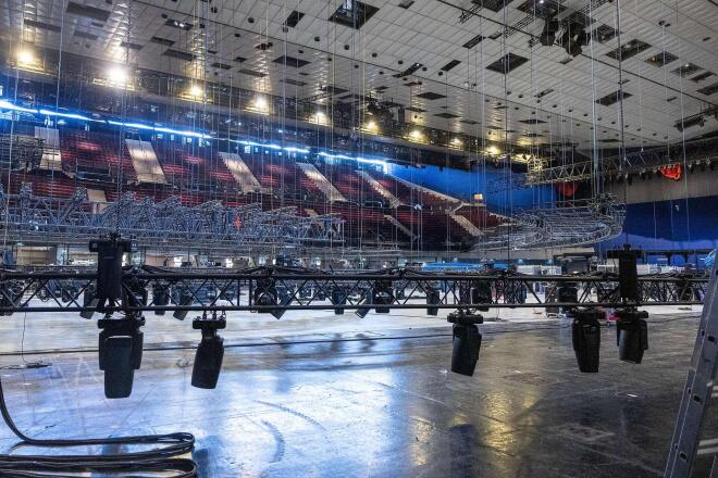 Eurovision 2026: Ξεκίνησε η κατασκευή της σκηνής στο Wiener Stadthalle