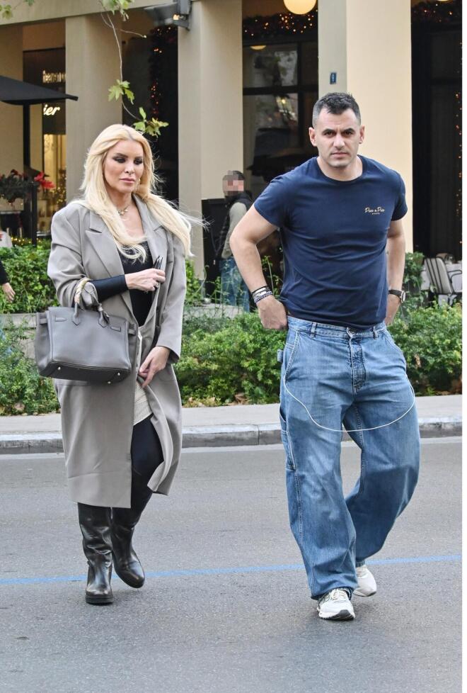 Η Κατερίνα Καινούργιου και ο Παναγιώτης Κουτσουμπής/ φωτογραφία από NDP