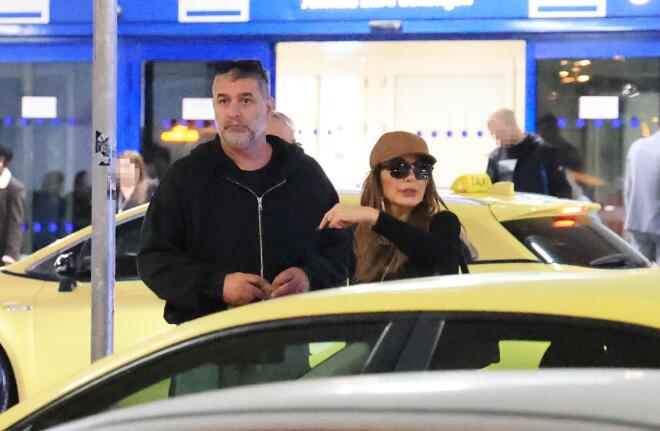 Βασίλης Μπισμπίκης και Δέσποινα Βανδή/φωτογραφία από ndpphoto.gr