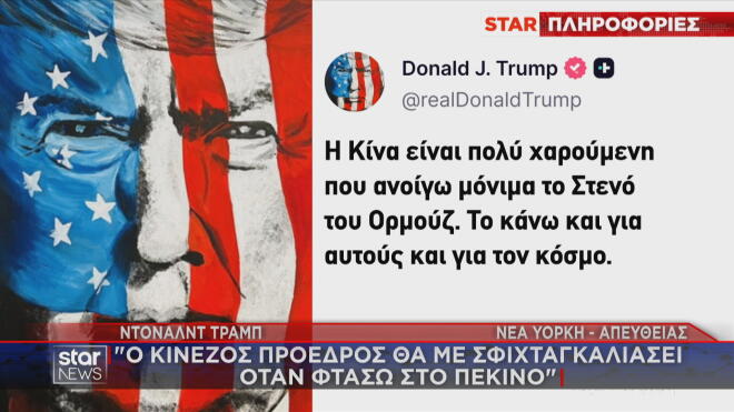 Οι αναρτήσεις Τραμπ για την Κίνα