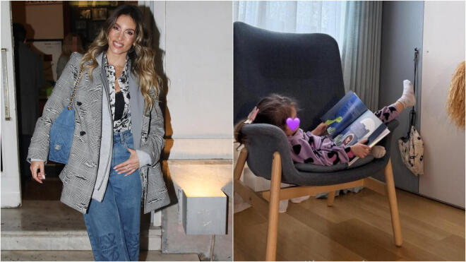 Η Αθηνά Οικονομάκου και η κόρη της Σιέννα / Φωτογραφίες: NDP & Instragram.com