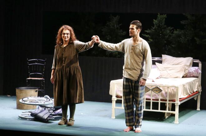 Φιλαρέτη Κομνηνού-Αναστάσης Ροϊλός στην πρεμιέρα του Misery/  NDP ΠΑΝΑΓΙΩΤΗΣ ΚΟΥΦΑΛΕΞΗΣ