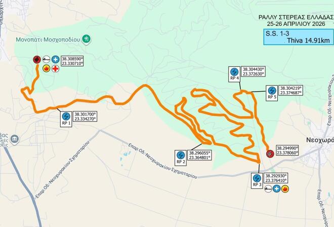 4ο Ράλλυ Στερεάς Ελλάδας: Με 73 πληρώματα στην εκκίνηση