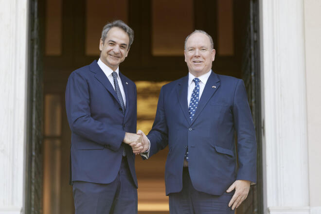 Τι συζήτησαν Μητσοτάκης και πρίγκιπας Αλβέρτος στο Μέγαρο Μαξίμου