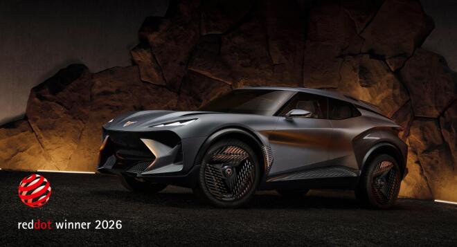 CUPRA Tindaya: Ββραβείο Red Dot για τον Σχεδιασμό Προϊόντος 2026.