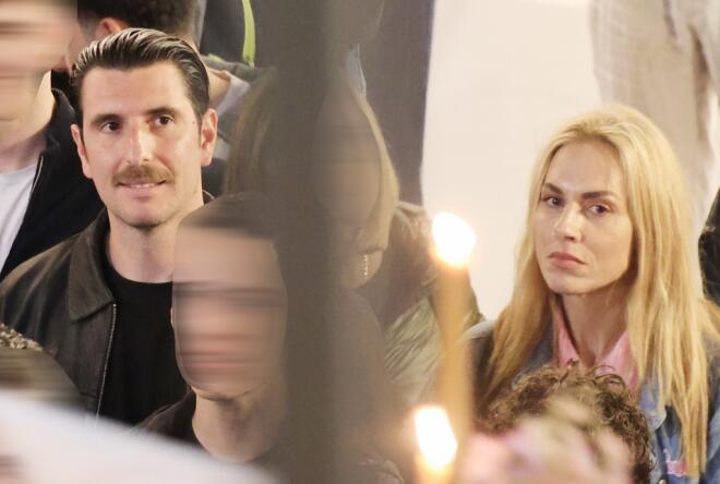 Ντορέττα Παπαδημητρίου και Γιώργος Γεροντιδάκης πέρασαν μαζί το Πάσχα/ φωτογραφία από NDP/ Νίκος Ζότος 