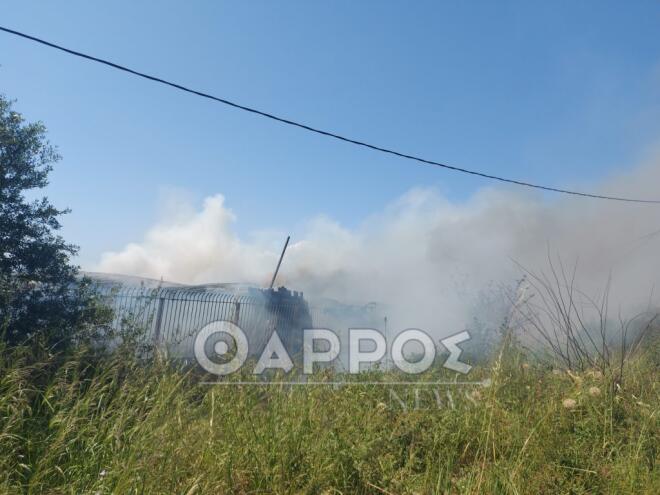 Φωτιά τώρα στην Καλαμάτα