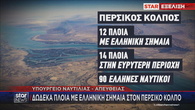 Η κατάσταση για τα ελληνικά πλοία στην ευρύτερη περιοχή του Ιράν  