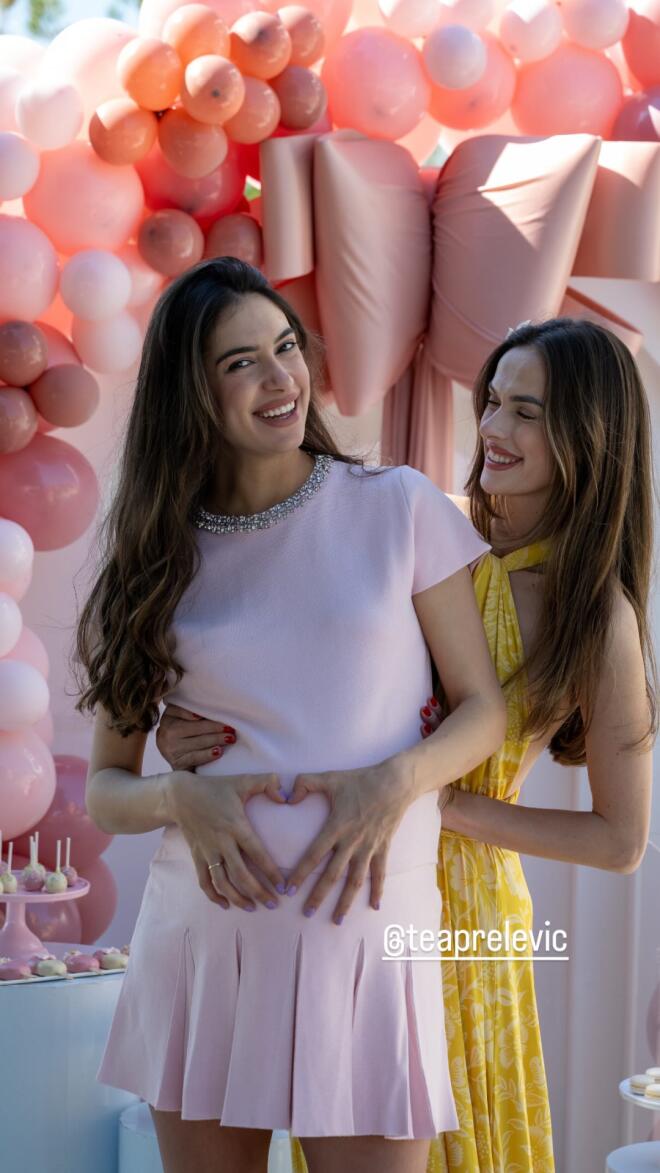 H παραμυθένια διακόσμηση στο baby shower της Άννας Πρέλεβιτς