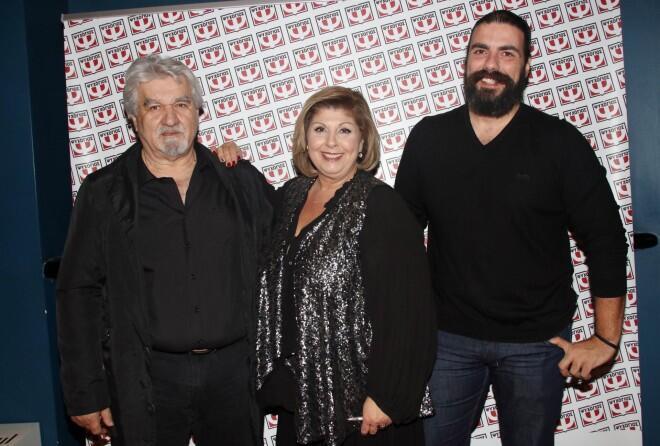 Η Λένα Μαντά με τον αείμνηστο σύζυγό της Γιώργο & τον γιο τους, Αλέξανδρο /Φωτογραφία NDP Photo Agency