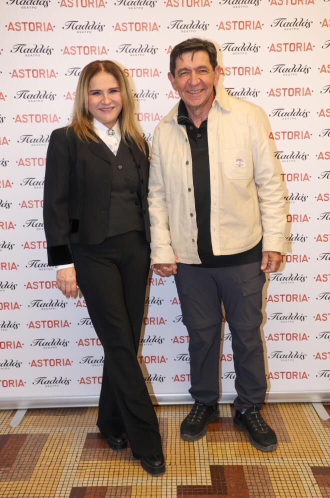 Η Μπέσσυ Μάλφα και ο Γεράσιμος Σκιαδαρέσης/ φωτογραφία από ndp/ Ανδρέας Νικολαρέας